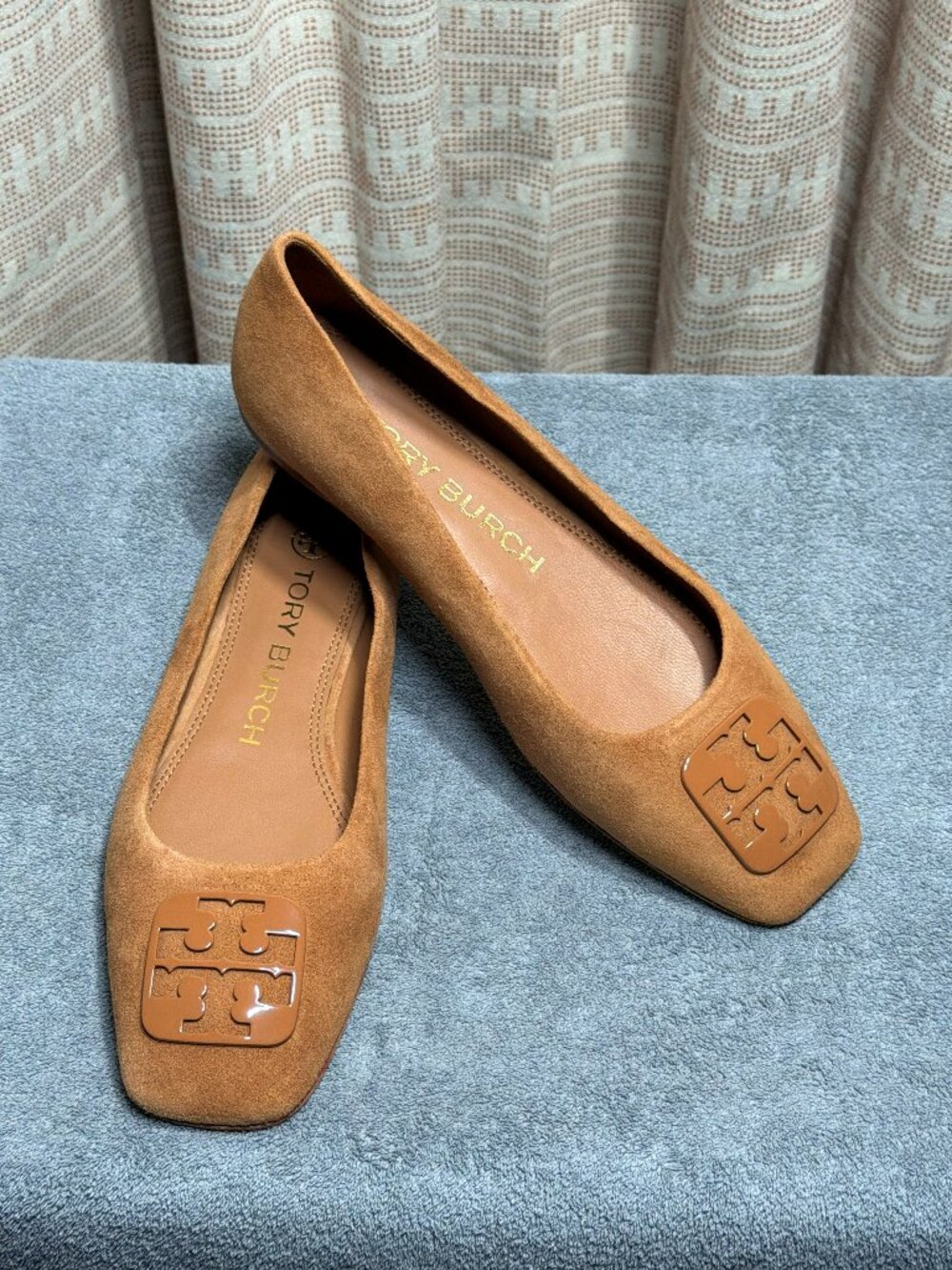 Tory Burch Georgia Ballet Flats Tan 240 — Size 7 1/2